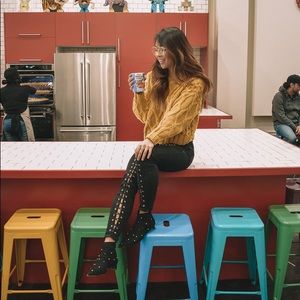 Women’s TopShop highwaisted black skinny jeans W26